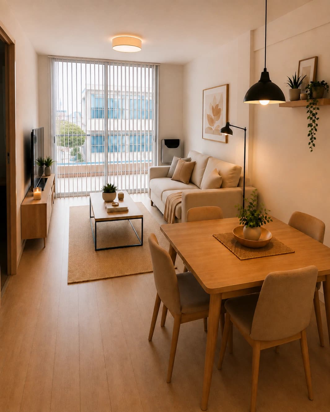 Pisos 1 a 8 - Living comedor